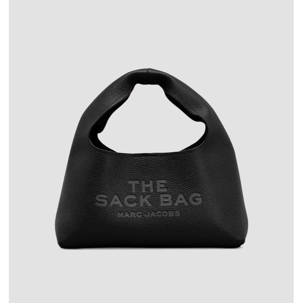 Marc Jacobs The Sack Mini Bag Black Brand New Pebbled Leather
